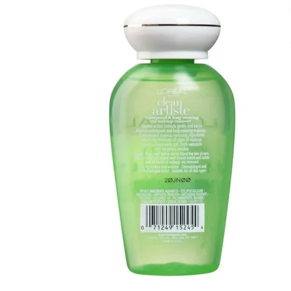 L'Oreal Paris Clean Artistle Waterproof Long Wearing Eye Makeup Remover, 4 fl oz - Picture 3 of 6